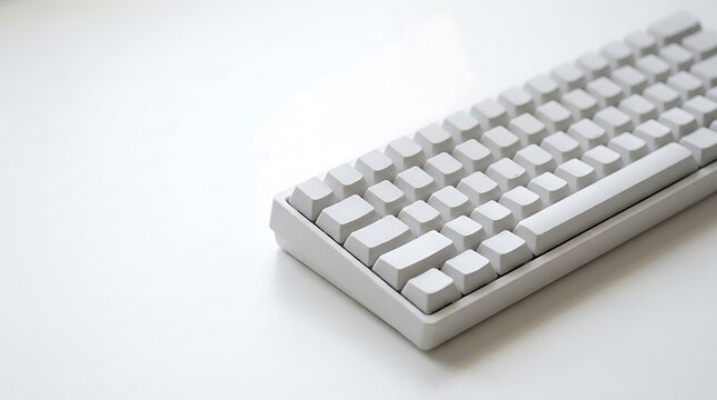 keyboard on a white background