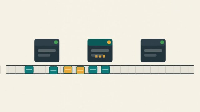 Queue bottleneck clearing as a new parallel route opens for traffic flow