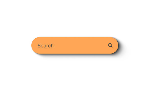 Modern Web Search Bar Input Field Vector Set with UI Buttons for Website Browser Navigation, App Interface Design, and Search Engine Queries isolated on transparent background png design