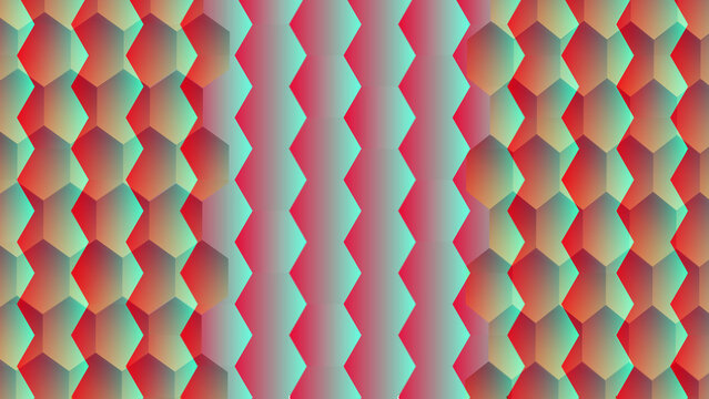 Abstract geometric pattern with red with abstract background repeating