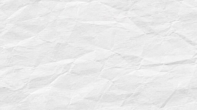 White crumpled paper texture wrinkled crinkled abstract background