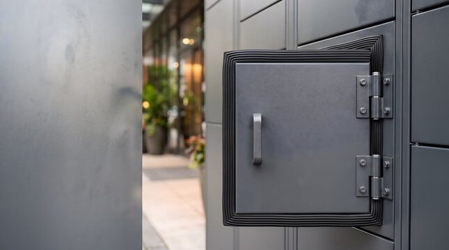 secure parcel return compartment for convenient ecommerce returns, protected package handling and residential delivery management with modern locker infrastructure