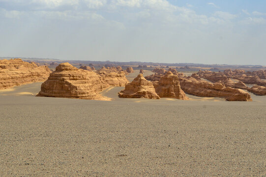 Yardang landforms, Dunhuang Yardang National Geopark