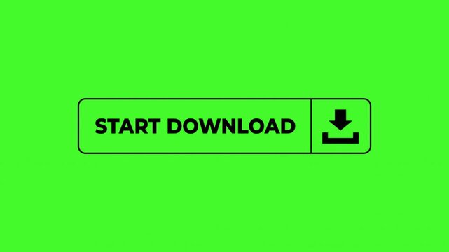 Start download button animated. 4k
