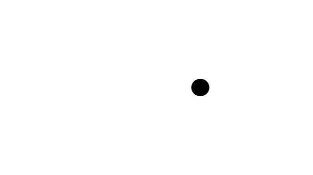 minimal loading animation with black dots, simple progress indicator for web and app interface, minimal black loading dots animation on white background, simple progress indicator motion graphic