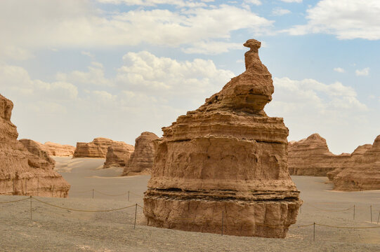 Yardang landforms, Dunhuang Yardang National Geopark