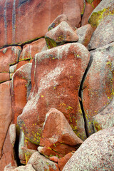 Wyoming Rocky Boulder Background © Wirepec