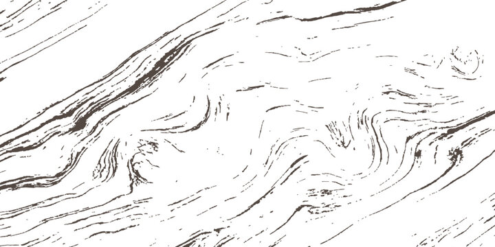 Abstract brown wood grain texture with natural swirling lines for rustic background vector illustration.