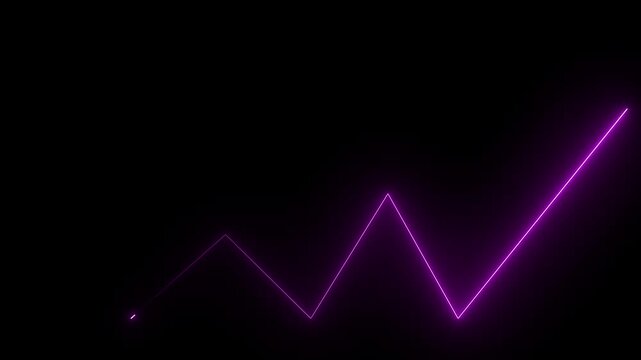 Neon line business group icon and heartbeat icon.