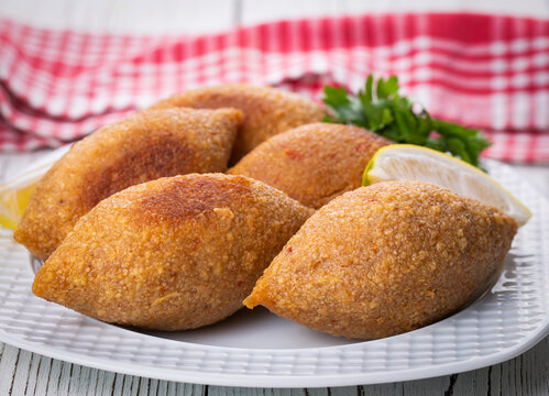 Kibbeh is a popular dish in Middle Eastern cuisine (Turkish name; icli kofte)