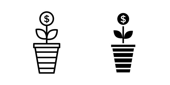 Investment tree icon