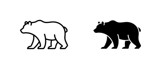 Bear icon, solid for logo © Riyad