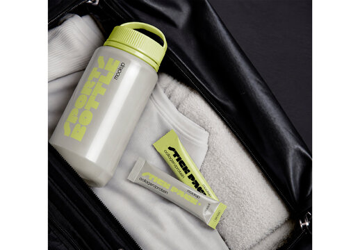 Gym Bag with Stick Packs Mockup