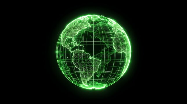 Polished marble sphere on Totally Black Background, Chartreuse Yellow side profile silhouette glow, Easy Background Removal Product Shot.