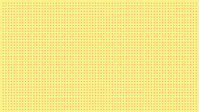 Yellow and orange pop art comic style polka dot halftone background vector