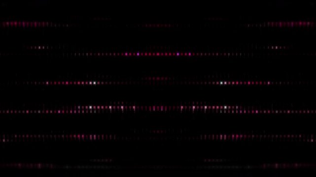 VJ Loop Neon Light Bars Motion Graphic Reacting to Music Equalizer Video Background