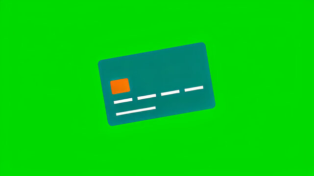 Modern digital payment card representing secure online transactions and financial flexibility, an essential icon for commerce and banking applications