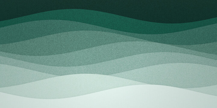 Abstract layered wave background with soft green gradients and textured overlay for website design and presentation templates.