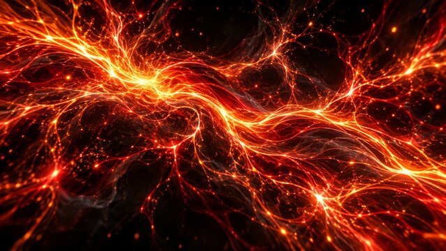 Fiery Energy Network Explosion
