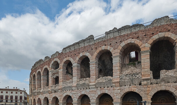 Colliseum in Verona city, Italy