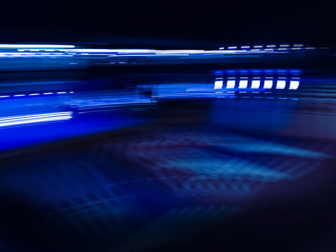 Abstract bokeh backplate background of  virtual business concept