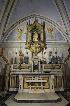 santa luciella church, naples, italy, crypt