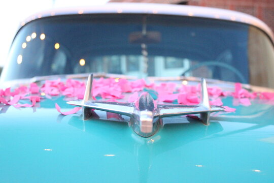 1955 Chevy bel air downtown gender reveal 