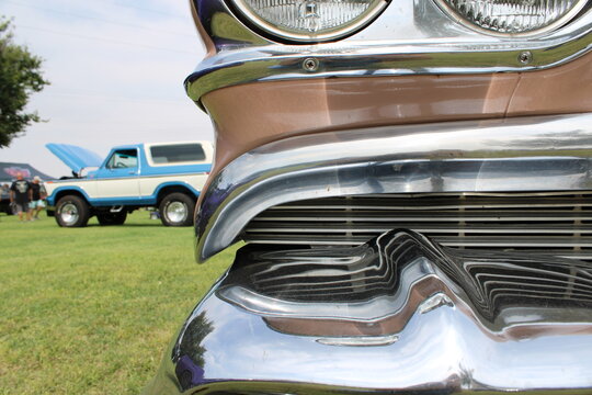 old car at park