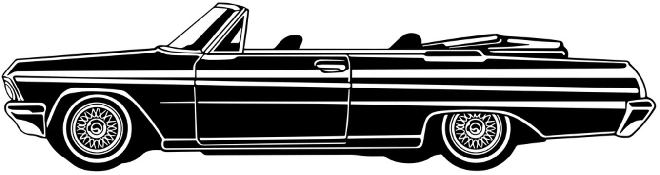 Vintage Flash Tattoo Lowrider Artwork