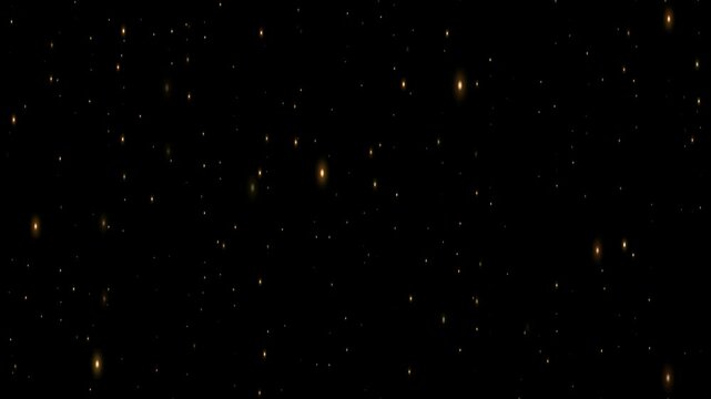 Rising embers overlay loop black background orange sparks fire glow ideal for screen blending over live action clips title cards social media edits posters newsletters and event promo layers