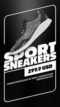 Cyber Monday and Black Friday Product Promo Animation | Vertical Resolution