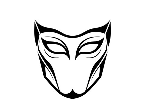 Stylish mask design transplant background 