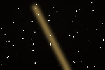 Fondo de purpurina en tono cometa negro y dorado © Fabian