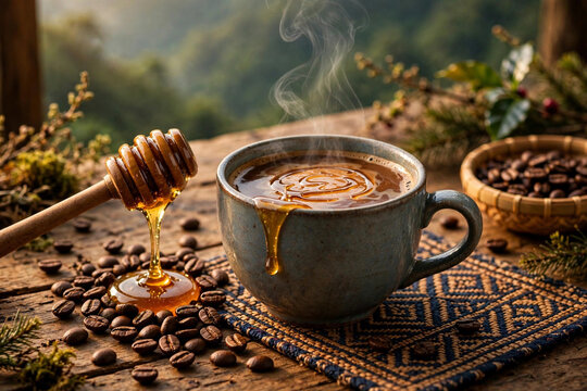 Vietnamese Buon Ma Thuot Robusta Honey Milk Coffee