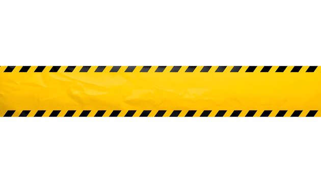 Seamless repeating yellow police caution tape background,