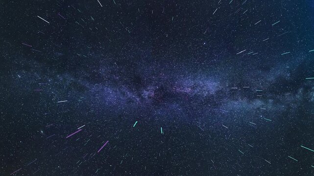 Cosmic Voyage: The breathtaking expanse of the Milky Way galaxy, captured from a perspective of interstellar travel, invites viewers on an awe-inspiring journey through the cosmos.