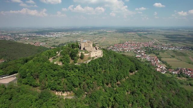 Hambach Castle near the Hambach district of the Rhineland-Palatinate town of Neustadt an der Weinstra&szlig;e