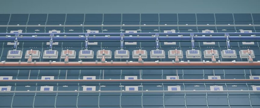 Interleaved liquid cooling comb manifolds for AI processors