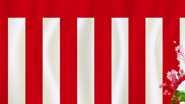 Red and White Vertical Stripes 4K