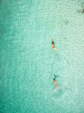 Women Swimming
