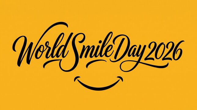 Calligraphy text for World Smile
