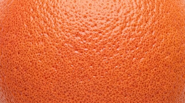 Close Up Macro Texture of Grapefruit Peel