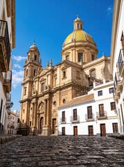 Fototapeta premium Spain Cadiz Cathedral Coastal Cathedral Landscape