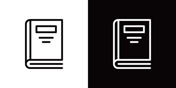 閉じた本のアイコン 書籍 辞典 教科書