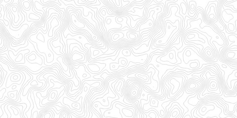 White geographic contour map. minimal area topography spiral line white background. landscape black line wireframe location diagram world map texture design.  © MOHAMMAD