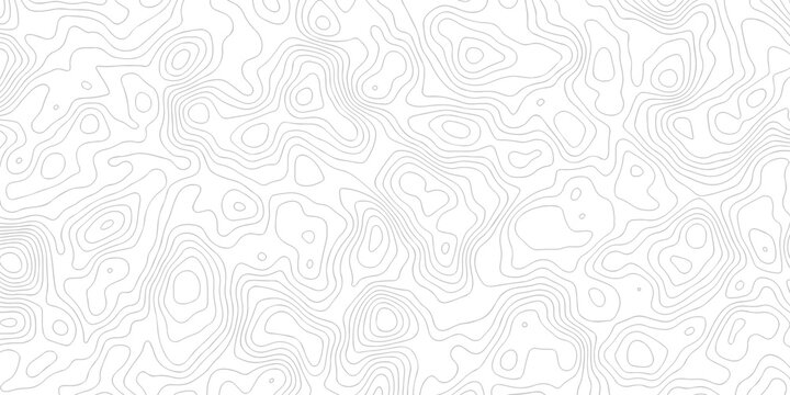 White geographic contour map.	minimal area topography spiral line white background. landscape black line wireframe location diagram world map texture design.

