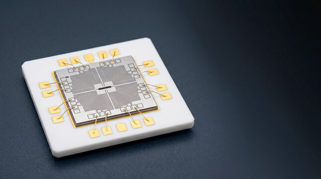 Bare Silicon Carbide SiC Power MOSFET Die on Ceramic Substrate