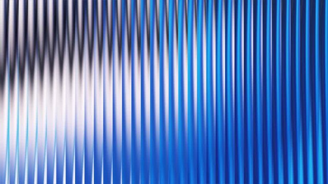 Vertical blue metallic ribbed texture with gradient light reflections