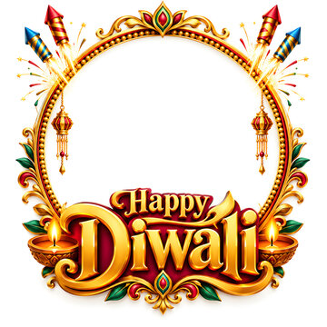 Happy Diwali logo banner poster ad sale promo concept on background.