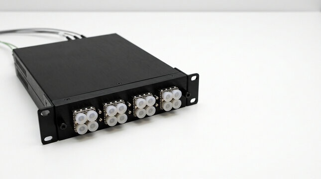 Rackmount Fiber Optic Patch Panel Enclosure for Telecommunications